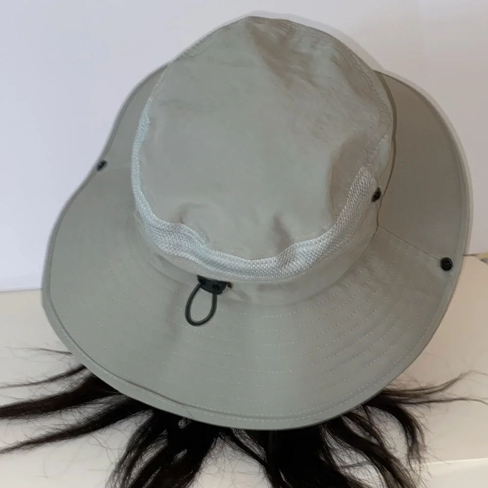 Lightweight Protection Zone Unisex Grey Barrel Adjustable Outdoor Floppy Hat